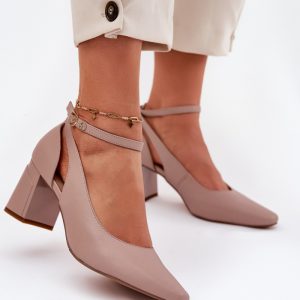 Pumps met dikke hak model 212615 Step in style