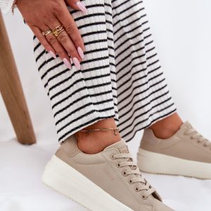 ~Trampki na platformie model 212726 Step in style