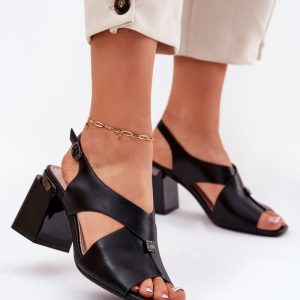 sandalen op hak model 212828 Step in style