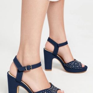 sandalen op hak model 212940 Inello