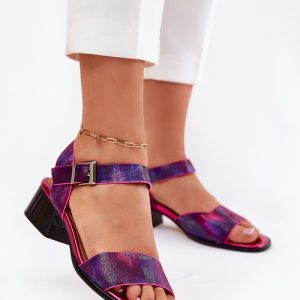 sandalen op hak model 213022 Step in style