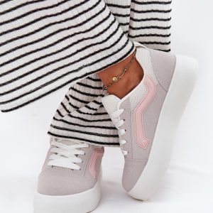 ~Buty sportowe na platformie model 213188 Step in style