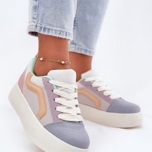 ~Buty sportowe na platformie model 213191 Step in style