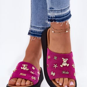 ~Klapki na platformie model 213954 Step in style