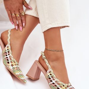 sandalen op hak model 214085 Step in style