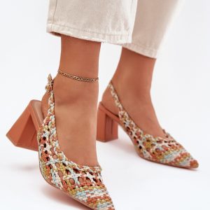 sandalen op hak model 214086 Step in style