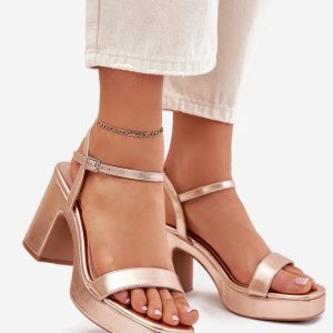 sandalen op hak model 214092 Step in style