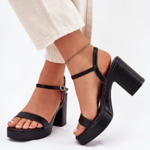 sandalen op hak model 214093 Step in style