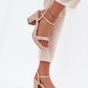sandalen op hak model 214338 Step in style