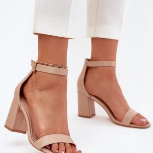 sandalen op hak model 214339 Step in style