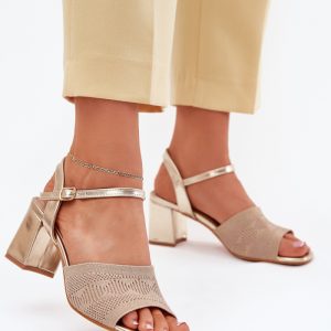 sandalen op hak model 214685 Step in style