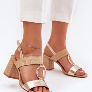 sandalen op hak model 214984 Step in style