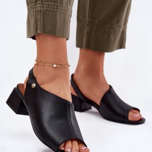 sandalen op hak model 215343 Step in style