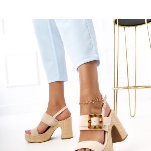 sandalen op hak model 215594 PRIMO