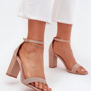 sandalen op hak model 215640 Step in style