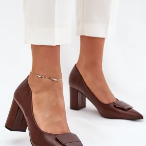 Pumps met dikke hak model 216087 Step in style