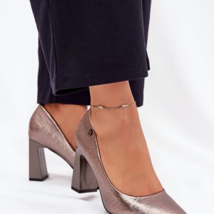 Pumps met dikke hak model 216311 Step in style