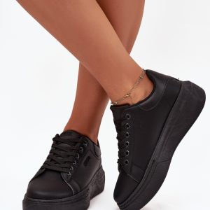 ~Buty sportowe na platformie model 216443 Step in style