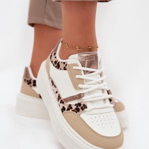 ~Buty sportowe na platformie model 216469 Step in style