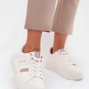 ~Buty sportowe na platformie model 216471 Step in style