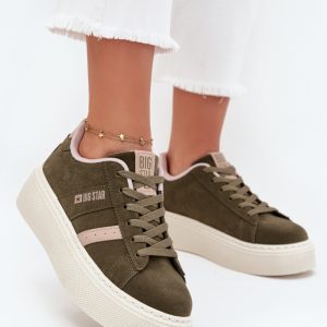 ~Buty sportowe na platformie model 216472 Step in style