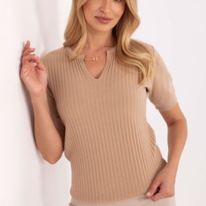 Trui met korte mouwen model 216773 Factory Price