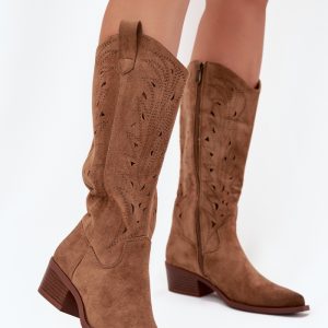 Laarzen met hoge hakken model 216785 Step in style