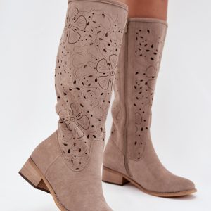 Laarzen met hoge hakken model 216786 Step in style