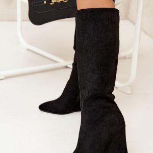 Laarzen met sleehak model 216791 Step in style