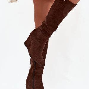 Laarzen met sleehak model 216792 Step in style