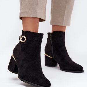 Laarsjes met hoge hak model 216808 Step in style