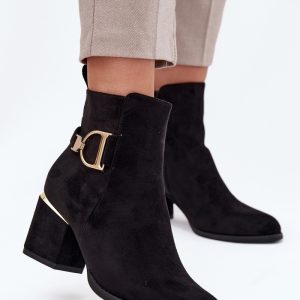 Laarsjes met hoge hak model 216809 Step in style