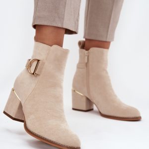 Laarsjes met hoge hak model 216810 Step in style