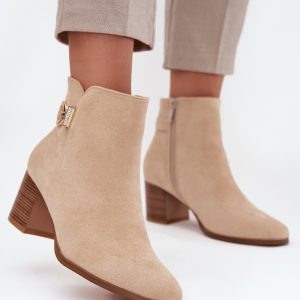 Laarsjes met hoge hak model 216812 Step in style