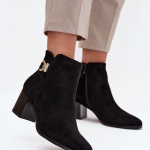 Laarsjes met hoge hak model 216813 Step in style