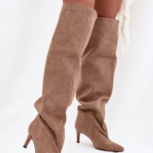 Laarzen met hoge hakken model 216997 Step in style