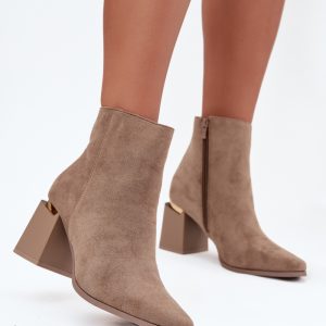Laarsjes met hoge hak model 217189 Step in style