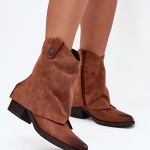 Laarsjes met hoge hak model 217193 Step in style