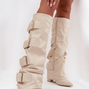 Laarzen met hoge hakken model 217202 Step in style