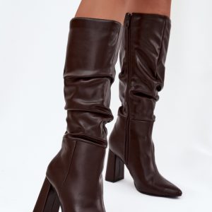 Laarzen met hoge hakken model 217208 Step in style