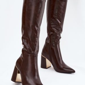 Laarzen met hoge hakken model 217215 Step in style