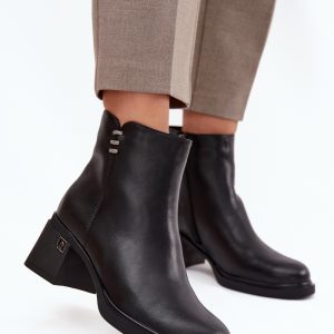 Laarsjes met hoge hak model 217495 Step in style