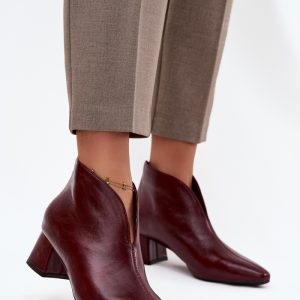 Laarsjes met hoge hak model 217501 Step in style