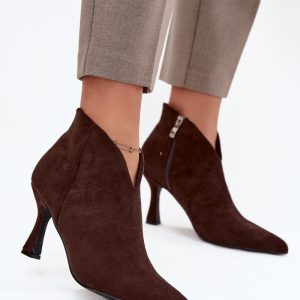 Laarsjes met hoge hak model 217505 Step in style