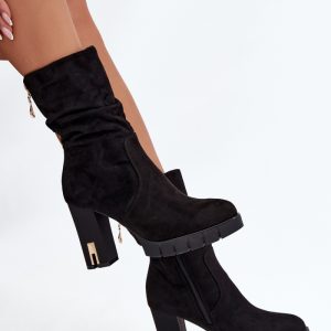 Laarsjes met hoge hak model 217733 Step in style