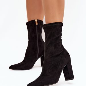 Laarsjes met hoge hak model 217736 Step in style