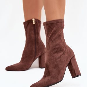 Laarsjes met hoge hak model 217737 Step in style
