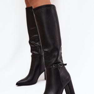 Laarzen met hoge hakken model 217753 Step in style