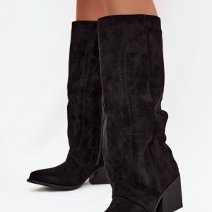 Laarzen met hoge hakken model 217755 Step in style