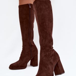 Laarzen met hoge hakken model 217760 Step in style